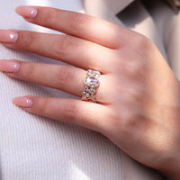 Bezel set diamond ring, perfect for a sleek, secure setting.