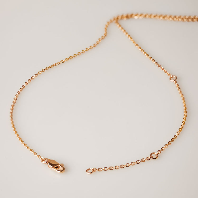 Love is The Key Lab-Grown Diamond + Solid Gold Pendant Necklace