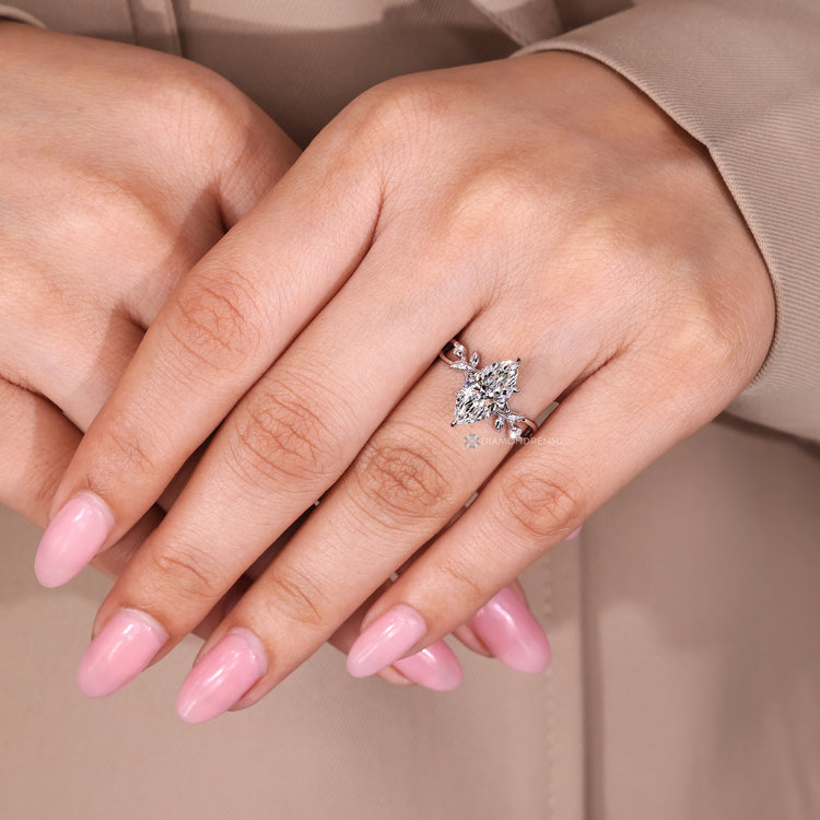 Diamondrensu AU marquise diamond ring design.