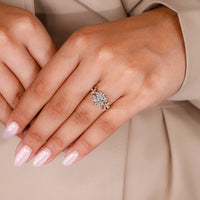 Handmade nature-themed engagement ring from Diamondrensu AU.
