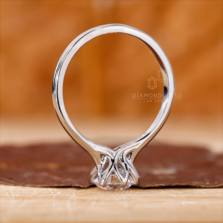 Buy Engagement ring with white gold engagement ring.
