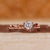 Vintage Engagement Ring featuring milgrain and custom details.
