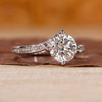 Bypass setting ring added to handmade ring.
