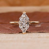 Dutch Marquise Hidden Halo Engagement Ring