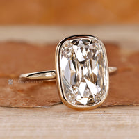 IGI certified bezel set diamond ring design.