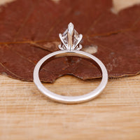 Buy Engagement ring with Elongated Hexagon Step Cut ring.

