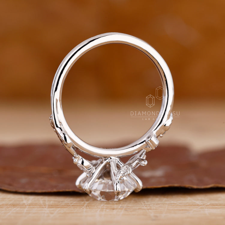 Buy Engagement ring with white gold engagement ring.
