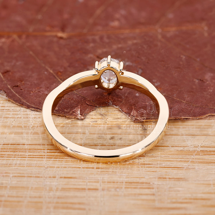 Buy Engagement ring with yellow gold engagement ring.

