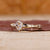 Oval rose cut engagement ring with 3 stone diamond ring.
