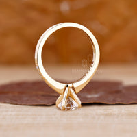 IGI certified diamond in pave setting ring.
