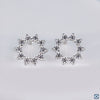 AUSM0241 Lab-Grown Diamond Sun Earrings - 18k White Gold