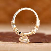 Buy Engagement ring in yellow gold diamond ring.
