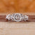 Portuguese diamond ring marquise stones twisted pave.