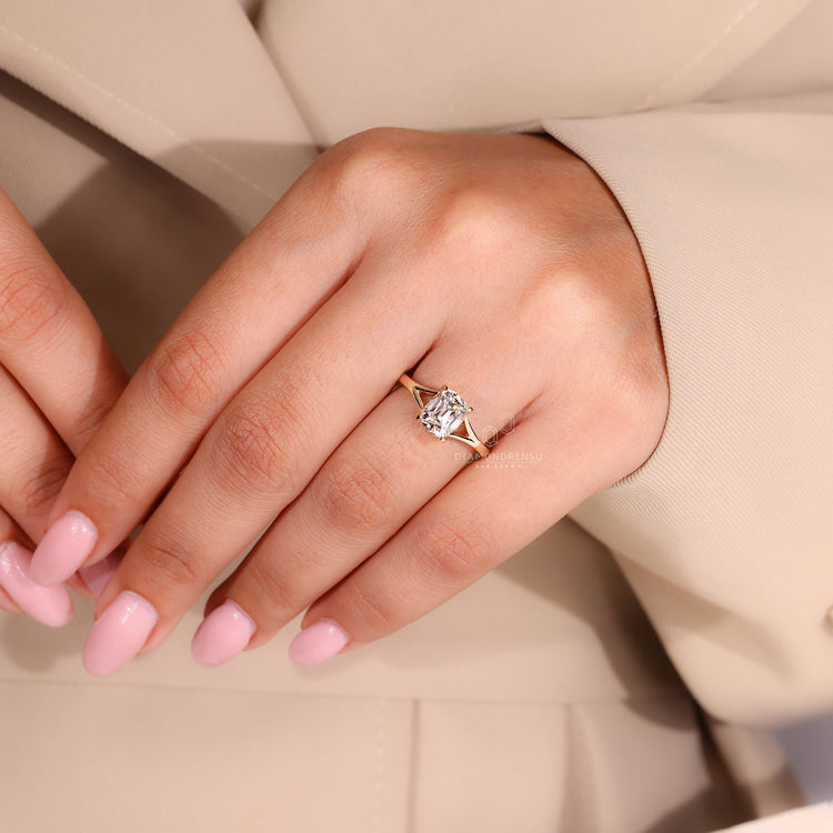 Lab Grown Diamond added to 4 claw prong setting.
