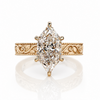 Dutch Marquise Lab Grown Diamond Vintage Ring 1 - 5 CT