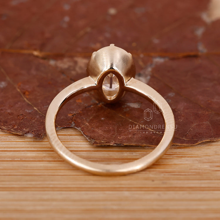 Solitaire diamond engagement ring available in 1 to 2 CT.
