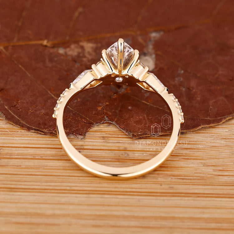 Marquise diamond ring available in 1 to 2 CT.
