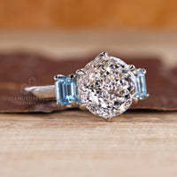 Handmade 2 CT lab grown diamond ring by Diamondrensu AU.
