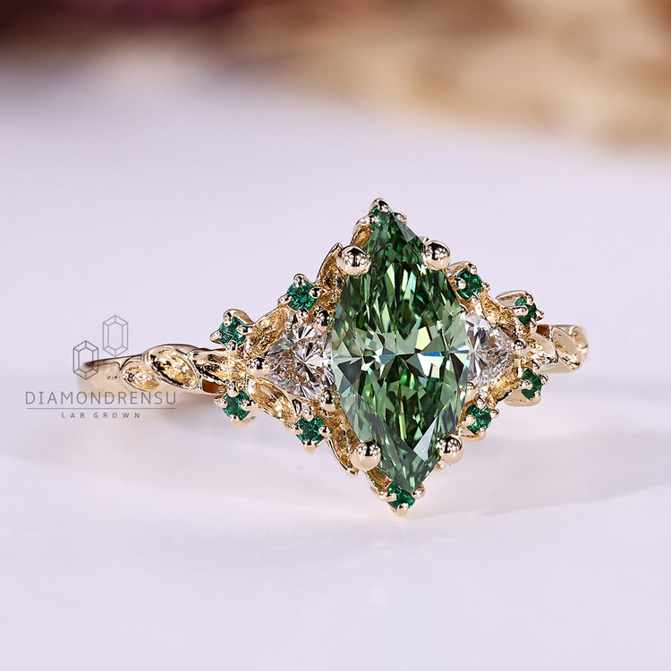 Vintage marquise diamond ring four prong setting.