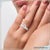 2 carat round cut diamond ring for a bold and radiant statement.
