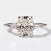 Cushion Cut Lab-Grown Diamond Three Stones 2CT - 18K White Gold Size N