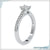 Diamondrensu Engagement Ring with Princess Cut Diamond.