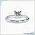 Beautiful prong setting engagement ring with a princess cut diamond and cathedral style.
