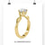 Twist solitaire engagement ring combining modern style with classic elegance.
