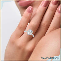 2 carat cushion cut diamond ring for bold and radiant elegance.
