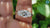 2.41 TW Cushion Divine with Side Halfmoon Three Stone Wedding Ring
