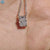 Unique Wire Basket Setting 2.33 CT Radiant Cut Charm Moissanite Wedding Pendant