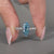 Handmade marquise diamond engagement ring with pave band.
