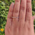 Baguette and Round Brilliant Cut EF/VVS Lab Created Diamond Wedding Band, Floating Bubble Band, Stackable Eternity Band