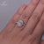 1 CT Oval Diamond Ring, Lab Grown Diamond Engagement Ring