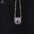 Round Solitaire Diamond Pendant, Lab Grown Diamond Pendant