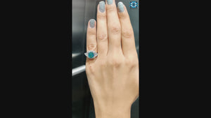 4.09 TCW Cushion Cut Antique Vintage Moissanite Engagement Ring