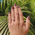 1.98 CT Octagon Hidden Halo Moissanite Engagement Ring