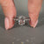 Handmade oval rose cut diamond ring with distance pave.
