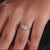 7 stone engagement ring with baguette side stones.

