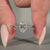 4 claw prong works well with tapered shank ring.
