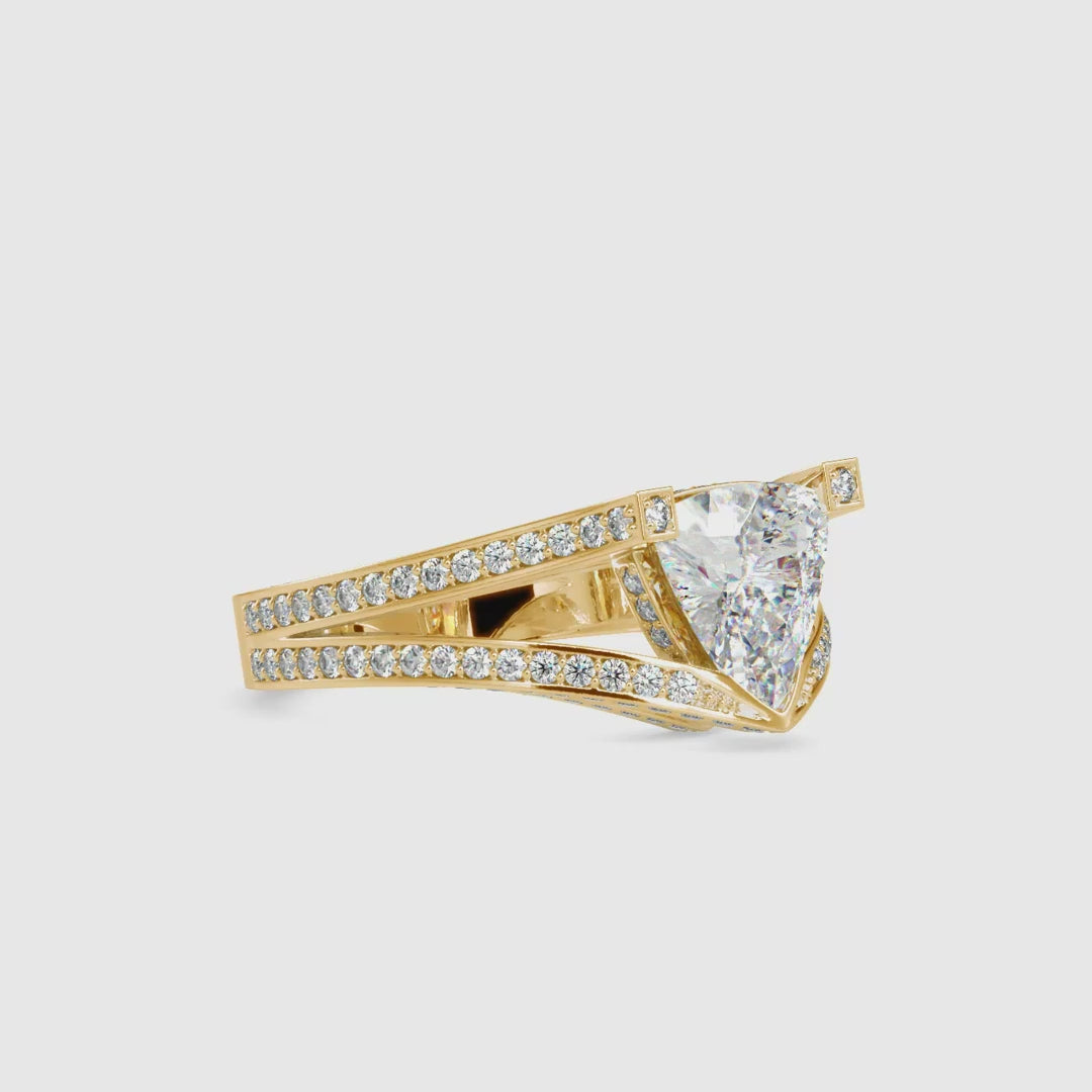 Trillion Cut Diamond Ring