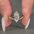 6 claw prong used on v shape engagement ring.
