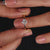 Handmade engagement ring with asscher cut diamond.
