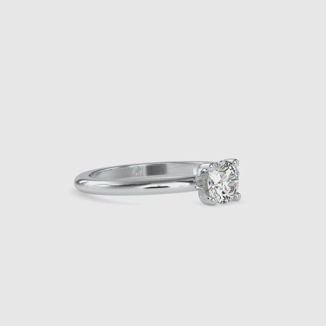 0.25 - 3.0 CT Round Brilliant Cut Lab-Grown Diamond Solitaire Ring