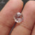 Antique Round Rose Cut Lab Created Diamond, Flat Cut Diamond for Ring