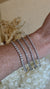 2.50 MM Round Cut Colorless Moissanite Tennis Bracelet