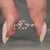 Round cut diamond ring and 4 prong setting.
