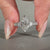 Trapezoid Brilliant Cut Ring with tapered shank design.
