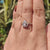 Milgrain Bezel Set Vintage Style Engagement Ring, Colorless Pear Cut Moissanite Engagement Ring, Wedding Gift Ring