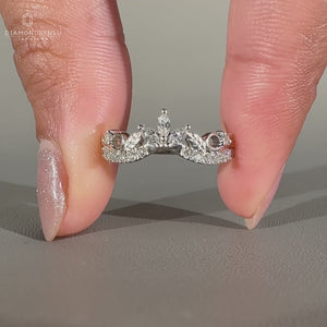 Marquise wedding band as a custom wedding band.
